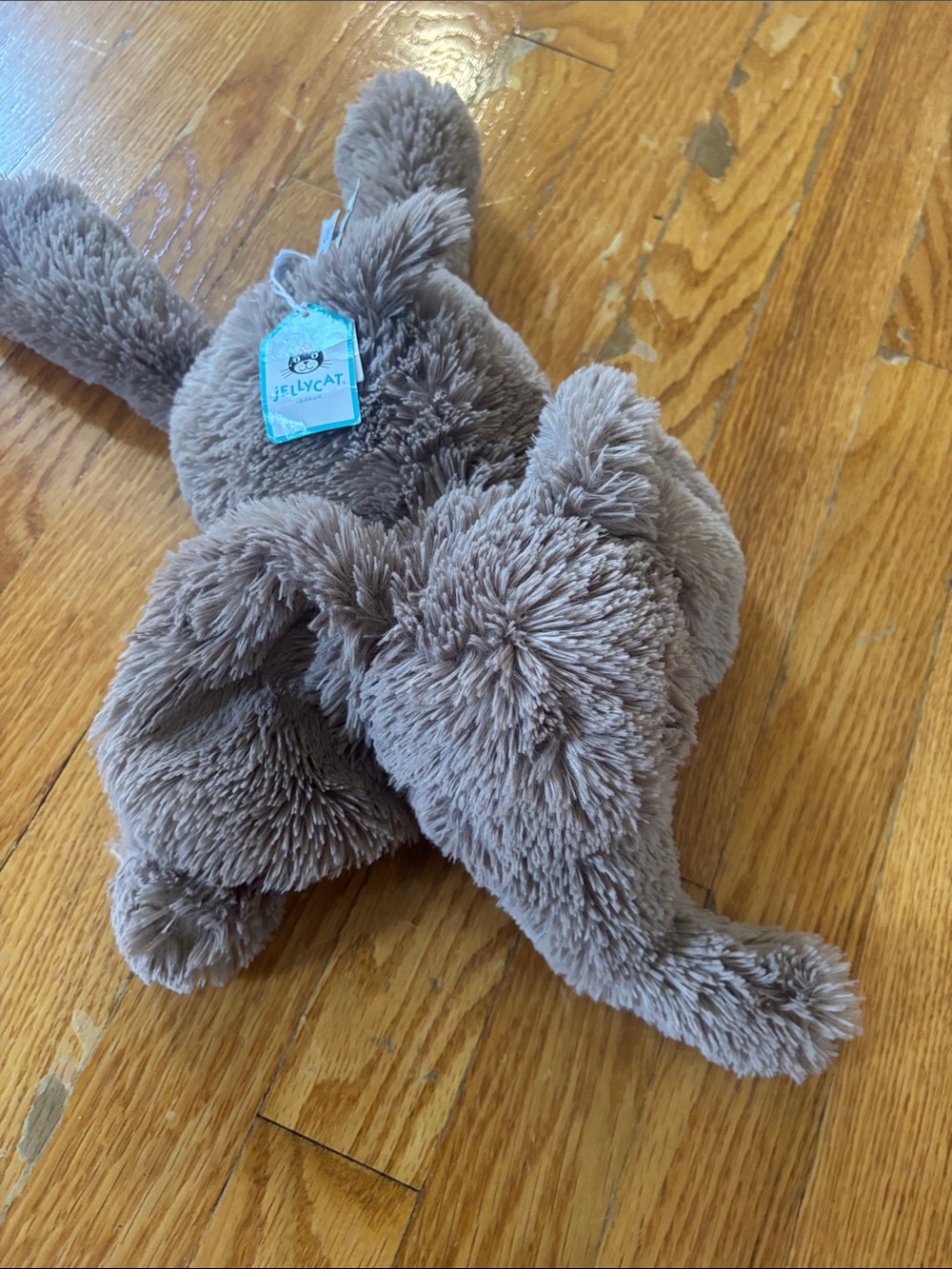 Jellycat Plush Elephant in Soft Brown